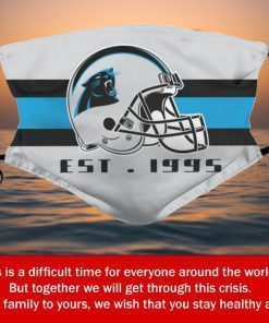 American Football Team Carolina Panthers Face – Face Mask Filter PM2.5