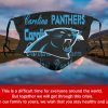 American Football Team Carolina Panthers Face Mask – Filter Face Mask Activated Carbon PM2.5