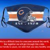 Football Team Chicago Bears Face Mask Filter Face Mask Activated Carbon – Filter Face Mask Activated Carbon