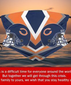 American Football Team Chicago Bears Face Mask PM2.5 – Filter Face Mask US 2020
