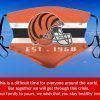 American Football Team Cincinnati Bengals Face Mask – Filter Face Mask Activated Carbon