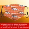 American Football Team Denver Broncos Face Mask PM2.5 – Filter Face Mask Activated Carbon