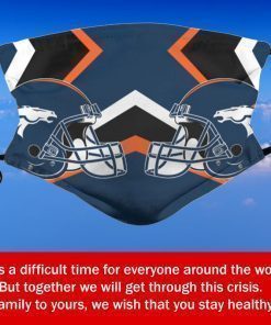 American Football Team Denver Broncos Face Mask PM2.5 - Face Mask Archives PM2.5