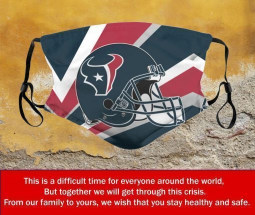 American Football Team Houston Texans Face Mask - Filter Face Mask US 2020 PM2.5