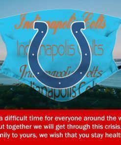 American Football Team Indianapolis Colts Face Mask PM2.5 – Filter Face Mask Activated Carbon