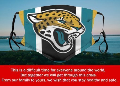 American Football Team Jacksonville Jaguars Face Mask Filter Face Mask Activated Carbon – Adults Mask