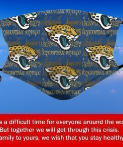 American Football Team Jacksonville Jaguars Face Mask PM2.5 – Filter Face Mask Activated Carbon