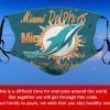 American Football Team Miami Dolphins Face Mask – Face Mask Filter PM2.5