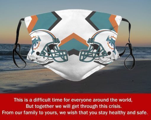 American Football Team Miami Dolphins Face Mask PM2.5 – Filter Face Mask US 2020