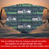 American Football Team Seattle Seahawks Face Mask – Filter Face Mask Activated Carbon PM2.5