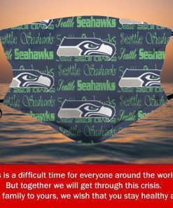 American Football Team Seattle Seahawks Face Mask – Filter Face Mask Activated Carbon PM2.5