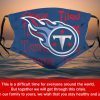 American Football Team Tennessee Titans Face Mask – Face Mask Filter PM2.5