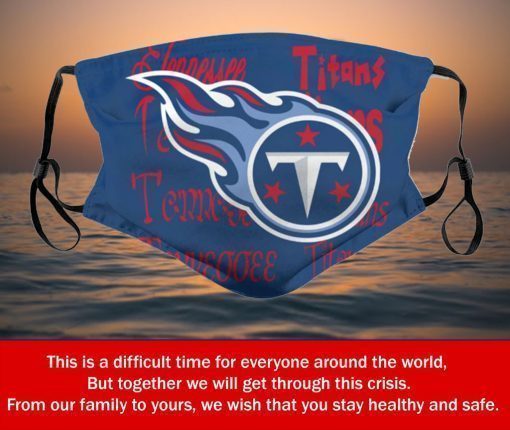 American Football Team Tennessee Titans Face Mask – Face Mask Filter PM2.5