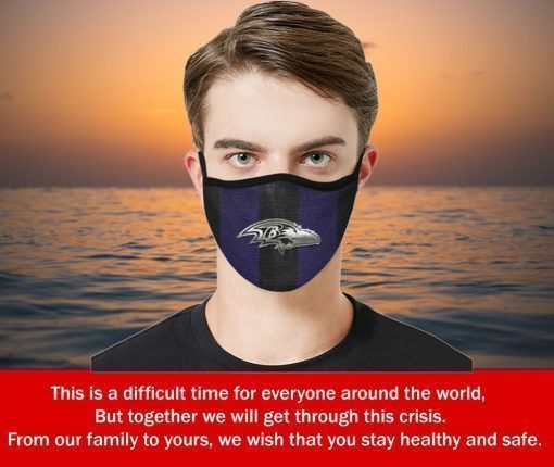 Baltimore Ravens Filter Face Mask US 2020 - Adults Mask PM2.5