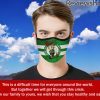 Boston Celtics Basketball Team NBA Mask Filter - Face Mask Filter MP 2.5
