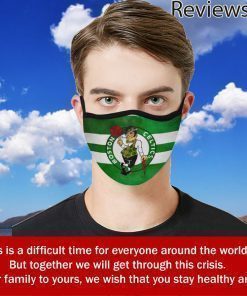 Boston Celtics Basketball Team NBA Mask Filter - Face Mask Filter MP 2.5
