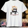 CATS MASKED 2020 THE YEAR WHEN SHIT GOT REAL #QUARANTINED T-SHIRT