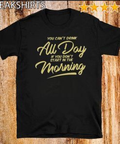 Can't Drink All Day Pocket Shirt