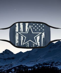 Dallas Cowboys Face Mask Filter – Adults Mask PM2.5 - Fan Dallas Cowboys NFL - Face Mask Filter PM2.5