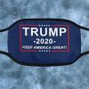 Trump President 2020 Keep America Great Flag Face Mask Filter PM 2.5