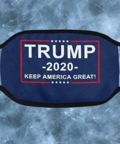 Trump President 2020 Keep America Great Flag Face Mask Filter PM 2.5