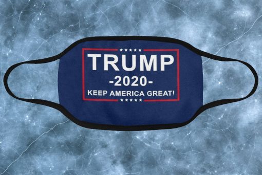 Trump President 2020 Keep America Great Flag Face Mask Filter PM 2.5