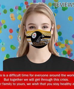 Fan Pittsburgh Steelers NFL Face Mask Antibacterial Fabric