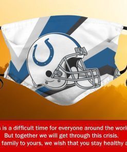 Football Team Indianapolis Colts Face Mask PM2.5 – Filter Face Mask US 2020