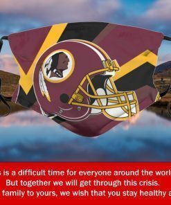 Football Team Washington Redskins Face Mask – Filter Face Mask US
