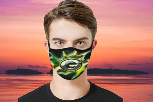 Green Bay Packers Face Mask filter PM2.5 - SARS CoV-2