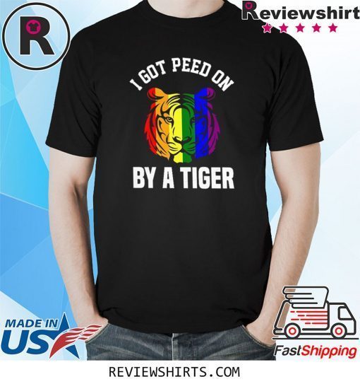 Joe ExoticI Got Peed On by A Tiger LGBT Pride Shirt