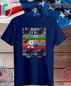 I Survived Toilet Paper Apocalypse 2020 Vintage Shirt