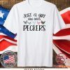 JUST A GIRL WHO LOVES PECKERS SHIRT