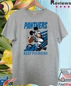 KEEP POUNDING MICKEY MOUSE NFL SHIRTS - CAROLINA PANTHERS