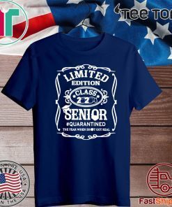 Limited Edition class 2020 Senior Quarantined Shirt