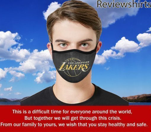 Los Angeles Lakers Face Mask Filter MP 2.5