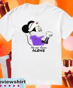 MICKEY MINNIE MOUSE NURSE NO ONE FIGHTS ALONE HOT T-SHIRT