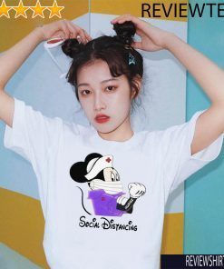 MICKEY - MINNIE MOUSE NURSE NO ONE FIGHTS ALONE SHIRT T-SHIRT