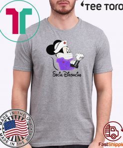 MICKEY - MINNIE MOUSE NURSE NO ONE FIGHTS ALONE SHIRT T-SHIRT