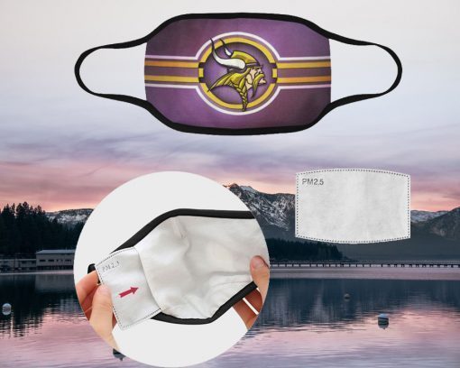 Adults Mask PM2.5 – Minnesota Vikings 2020 Face Mask