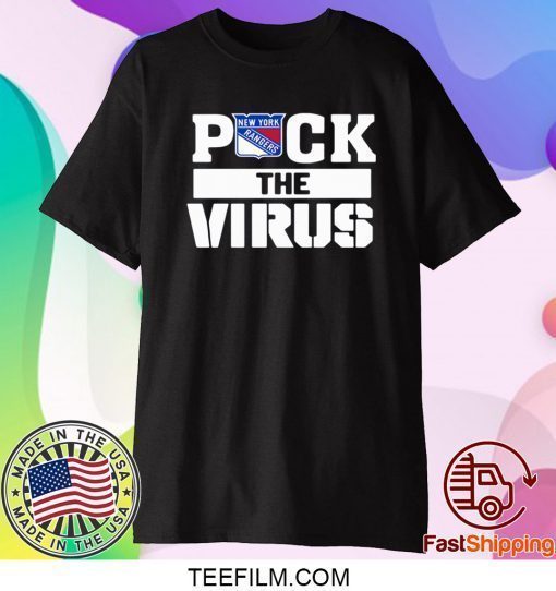 NEW YORK RANGERS PUCK THE VIRUS T-SHIRT