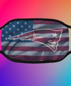 New England Patriots Face Mask US Flag