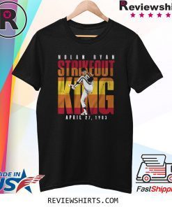 Nolan Ryan Shirt Strikeout King Houston