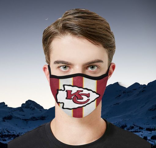 KANSAS CITY CHIEFS Filter Face Mask - KANSAS CITY CHIEFS Face Mask - Filter Face Mask – KANSAS CITY CHIEFS NFL Face Mask