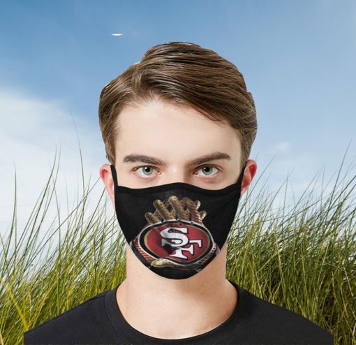 San Francisco 49ers Filter Face Mask - Filter Face Mask PM 2.5 - Fan San Francisco 49ers NFL Football
