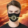 Team Boston Bruins Hockey Filter Face Mask
