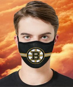 Team Boston Bruins Hockey Filter Face Mask