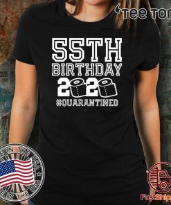 55th Birthday Shirt, Quarantine Shirt, The One Where I Was Quarantined T-Shirt - 55th Birthday Quarantine 2020 Shirts