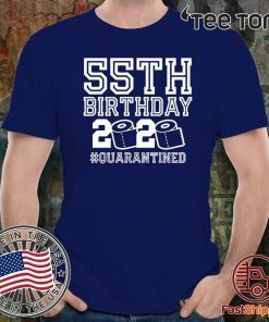 55th Birthday Shirt, Quarantine Shirt, The One Where I Was Quarantined T-Shirt - 55th Birthday Quarantine 2020 Shirts