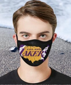 US Flag Los Angeles Lakers Face Mask